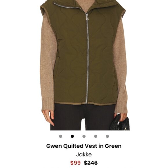 Revolve Jakke Gwen Quilted Vest - Picture 4 of 6